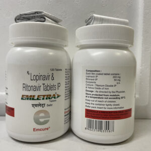 Lopinavir 200mg Tab & Ritonavir 50mg tablets