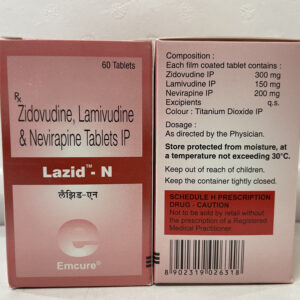 Lamivudine-150mg+Zidovudine-300mg+ Nevirapine-200mg Tab