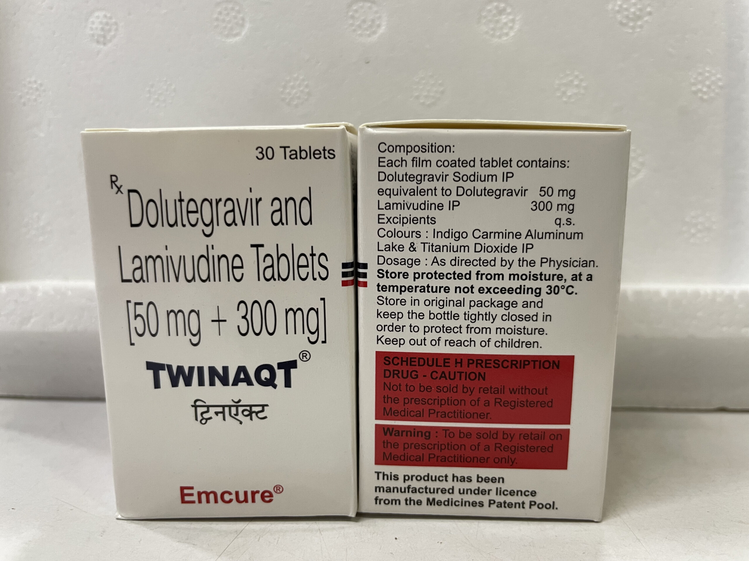 DOLUTEGRAVIR-50MG +LAMIVUDINE-300MG Tab