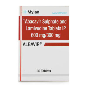 Abacavir 600mg Tab + Lamivudine 300mg Tab (30 Tabs)