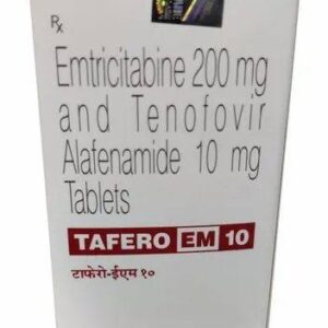 Emtricitabine-200g + Tenofovir 10mg Tab