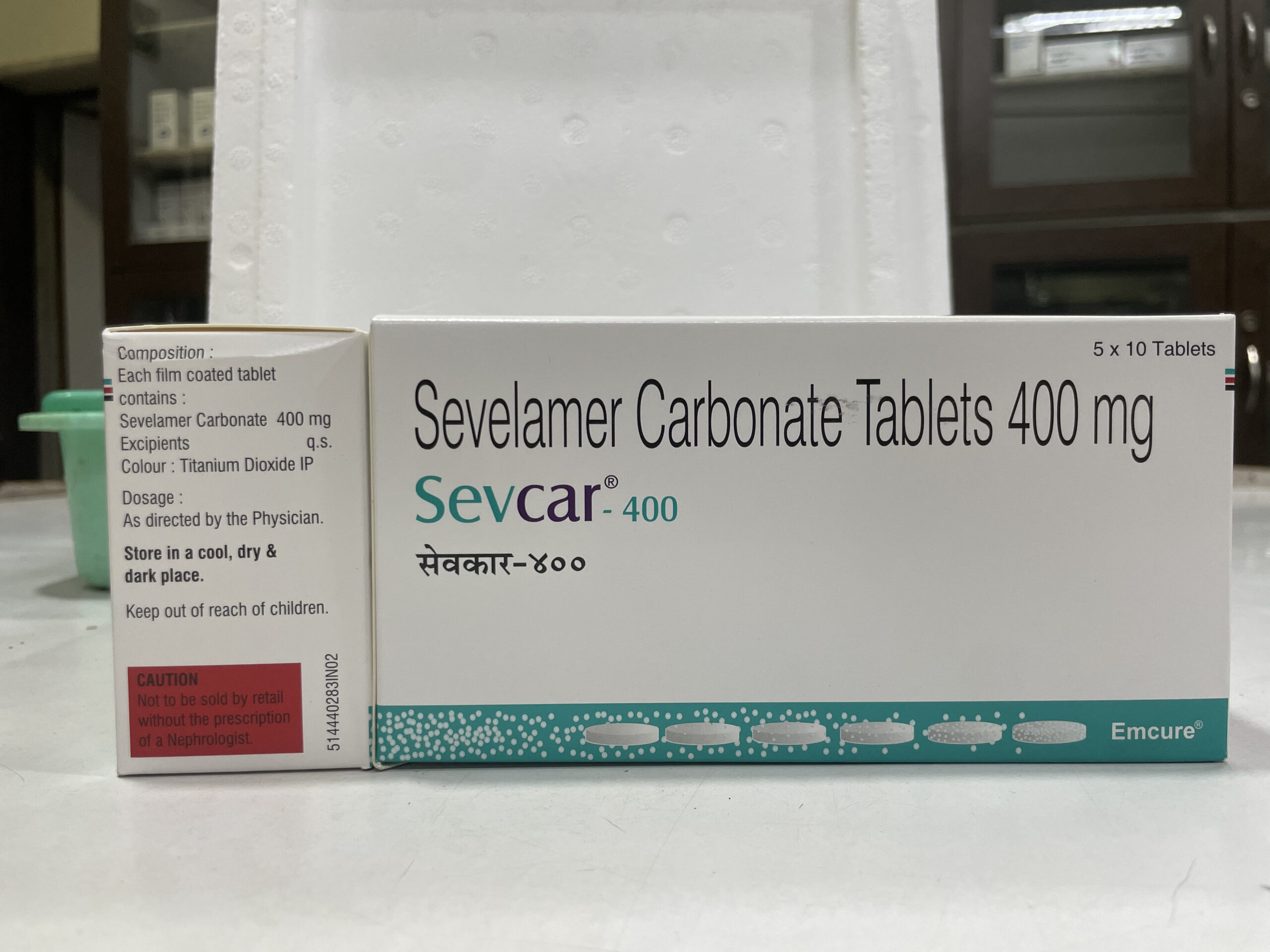 Sevelamer Carbonate Tab 400/800